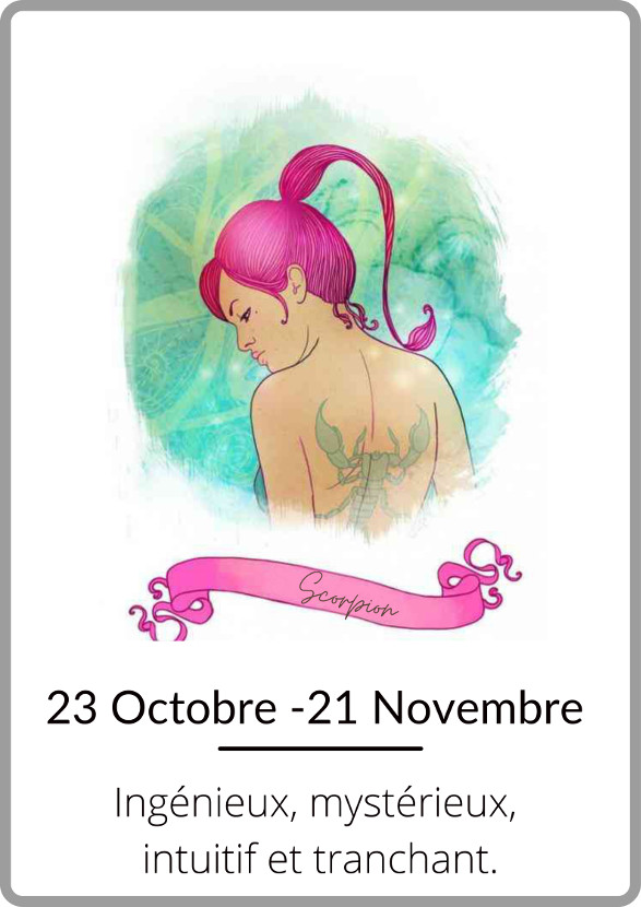 scorpion signe astrologique horoscope